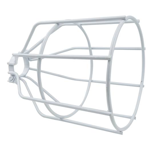 Gabbia metallica paralume bianco 130x176mm