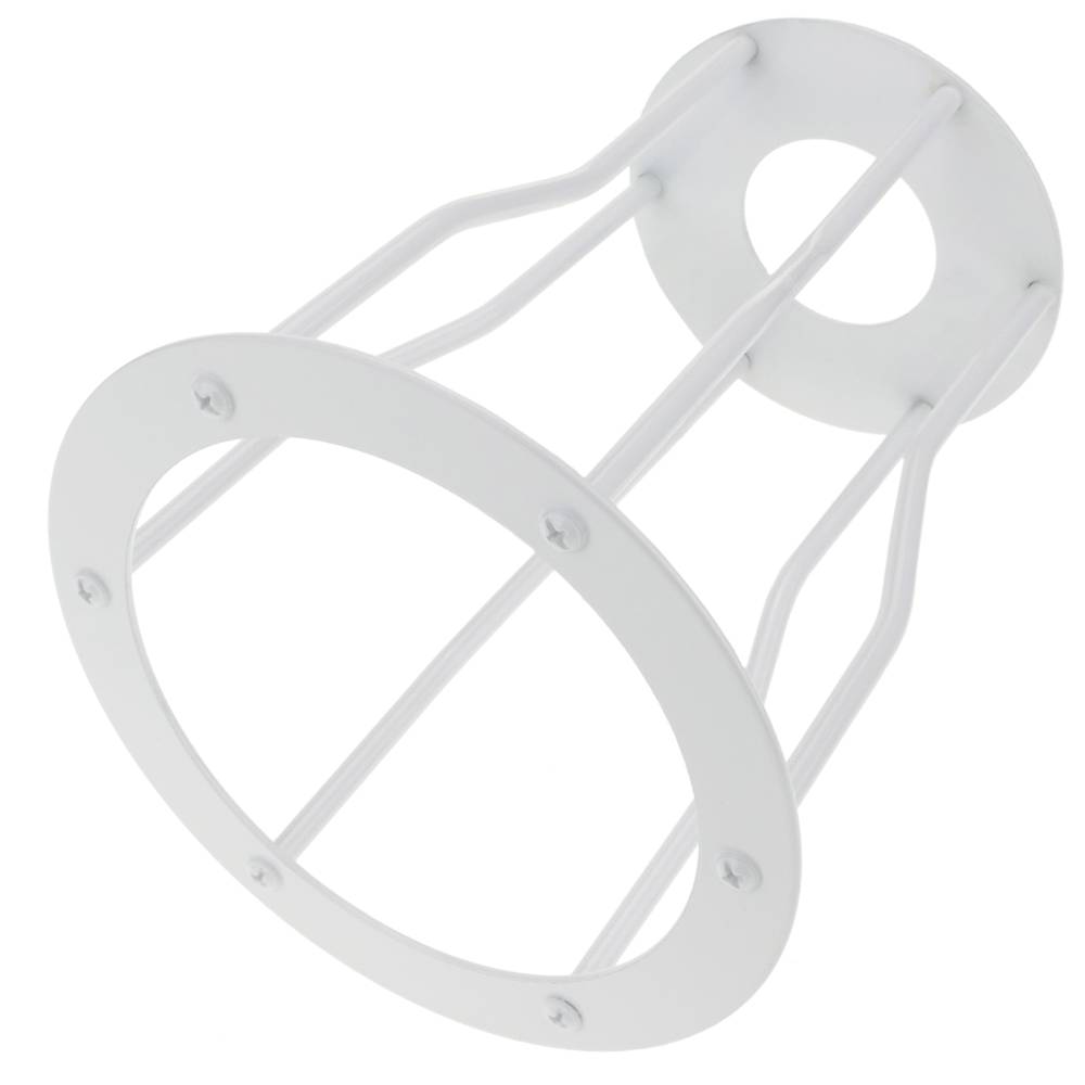 Abat-jour cage métallique 150x177mm blanc