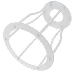 Gabbia di metallo paralume bianco 150x177mm