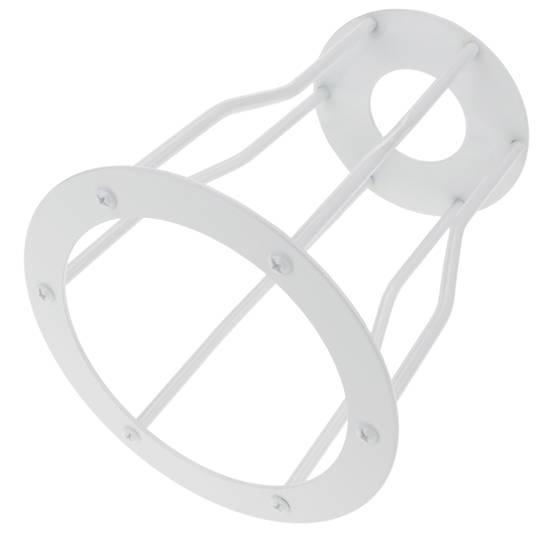 Abat-jour cage métallique 150x177mm blanc