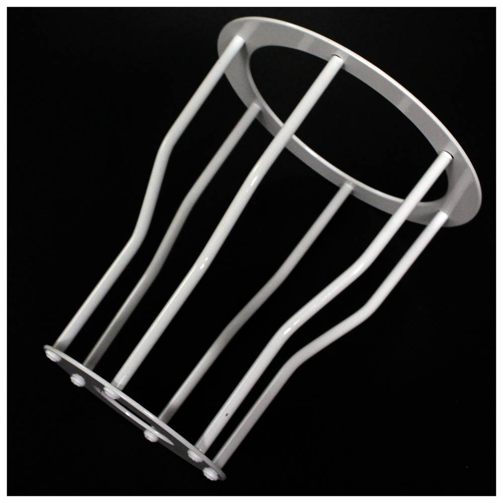 Abat-jour cage métallique 150x177mm blanc
