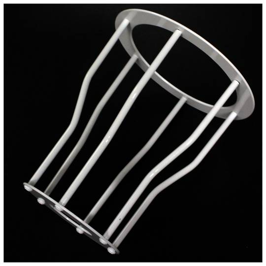 Abat-jour cage métallique 150x177mm blanc