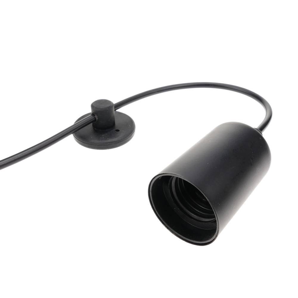 Lampa na 5 starych żarówek z gwintem E27 z przewodem 3m