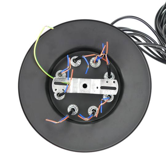 Lamp met ronde kooien voor 8 vintage E27-gloeilampen met 3 m kabel