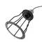 Lampada vintage con gabbie lunghe per 8 lampadine di filo E27 con cavo di 3m