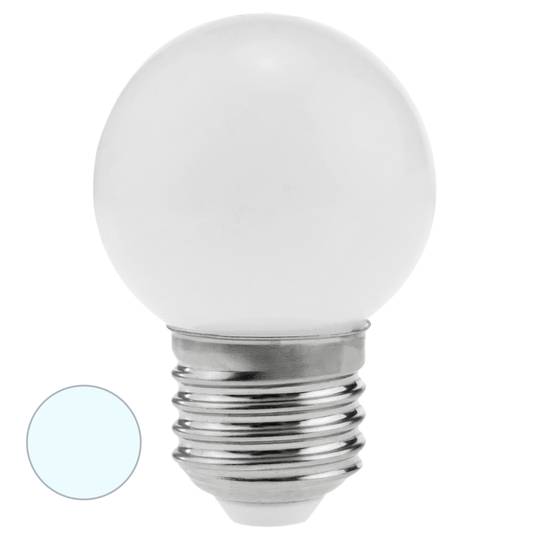 Ampoule LED pour guirlande blanche 0,5W lumière chaude