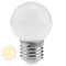 Ampoule LED G45 0,5W 230VAC E27 lumière blanc chaud