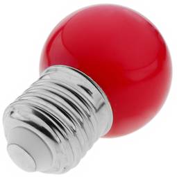 LED bulb G45 0,5W 230VAC E27 red light