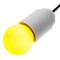 Lâmpada LED G45 0,5W 230VAC E27 luz amarela
