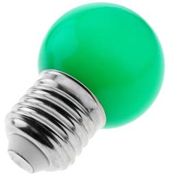 LED bulb G45 0,5W 230VAC E27 green light