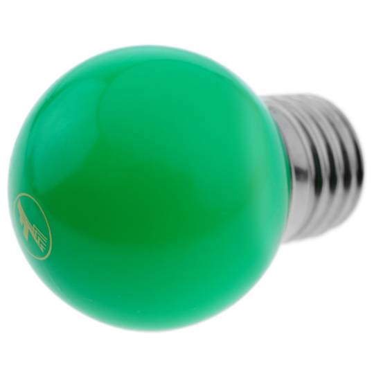 Ampoule LED G45 0,5W 230VAC E27 lumière verte