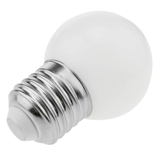 LED-lamp G45 E27 230VAC 1,5W warm wit licht