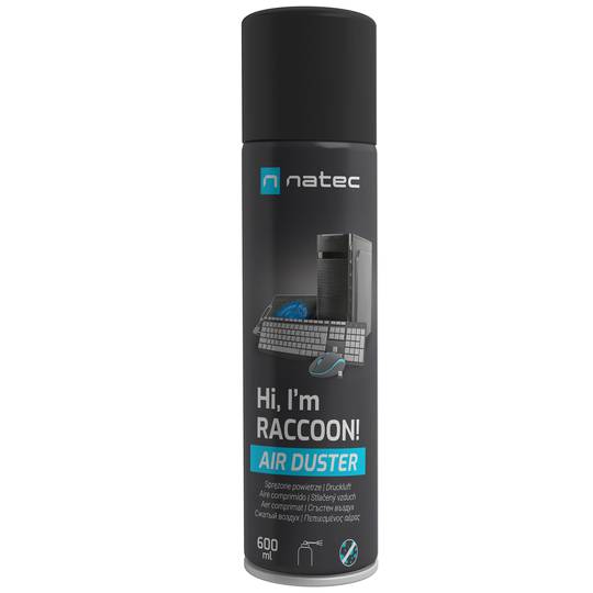 Natec Raccoon Aria Compressa Spray 600 ML NSC-1763