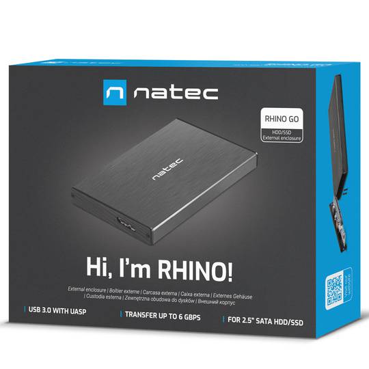 Gabinete externo HDD/SSD SATA 2,5
