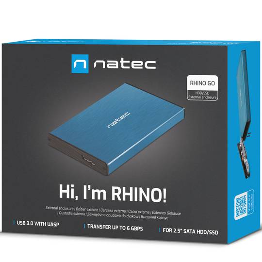 Contenitore esterno HDD/SSD SATA 2.5