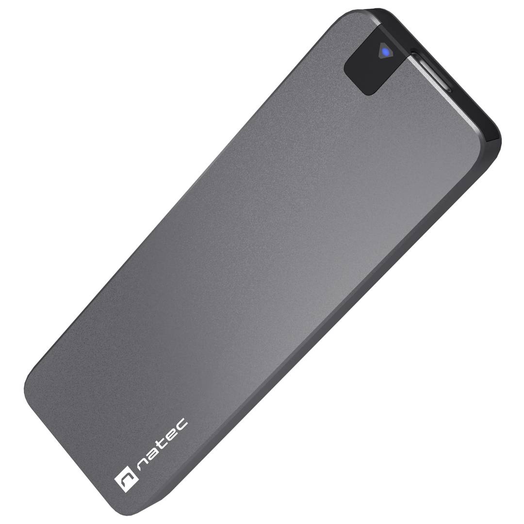 Natec Rhino M.2 NVME USB-C 3.1 GEN 2 Boîtier externe SSD en aluminium NKZ-1953
