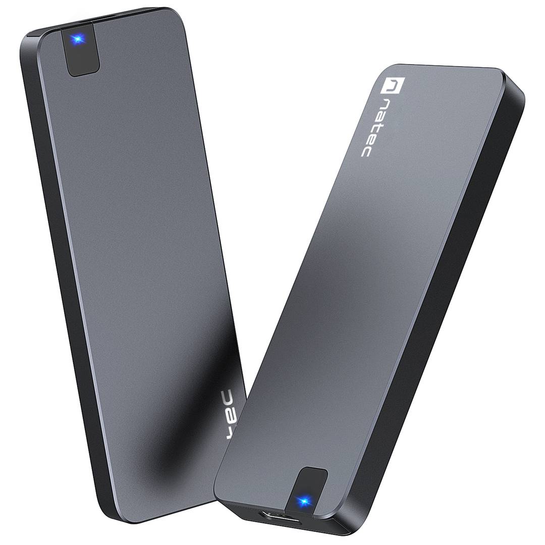 Natec Rhino M.2 NVME USB-C 3.1 GEN 2 Boîtier externe SSD en aluminium NKZ-1953
