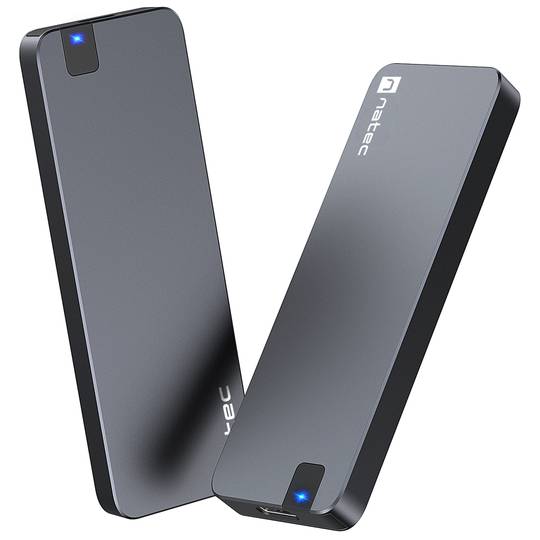 Natec Rhino M.2 NVME USB-C 3.1 GEN 2 Boîtier externe SSD en aluminium NKZ-1953