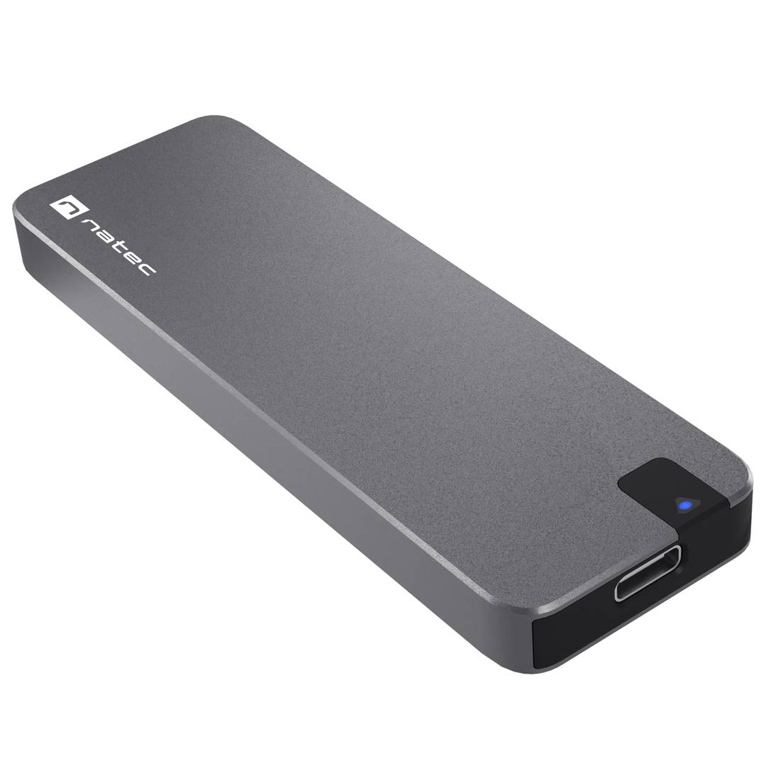 Natec Rhino M.2 NVME USB-C 3.1 GEN 2 Boîtier externe SSD en aluminium NKZ-1953