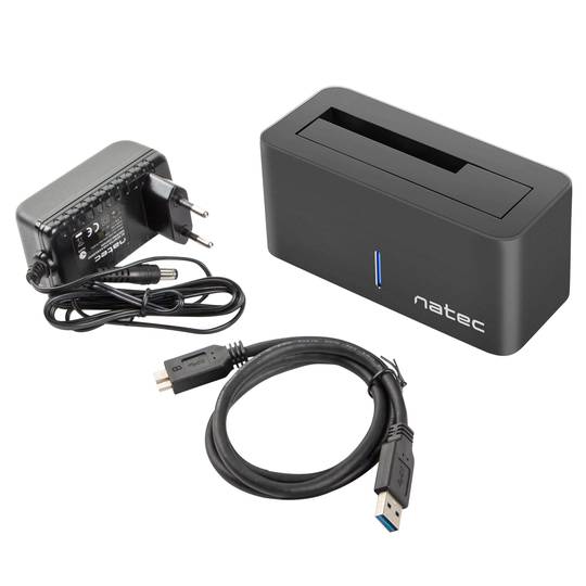 Station d'accueil et centre multimédia Natec Kangaroo pour disques SATA USB 3.0 NSD-0954