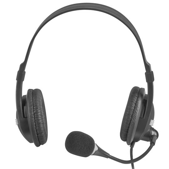 Natec Drone USB Headset with Microphone Black NSL-1692
