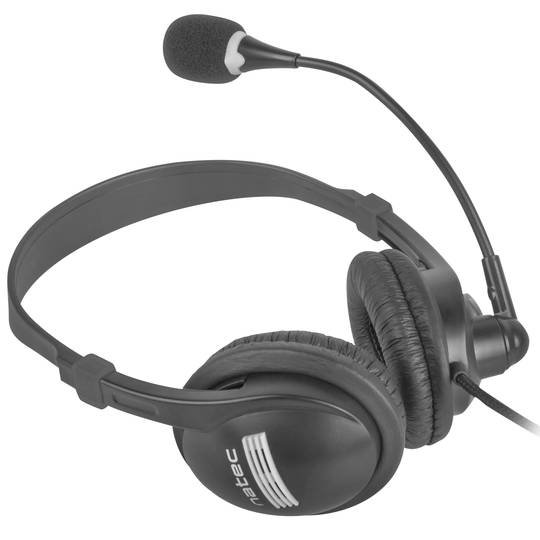 Natec Drone USB Headset with Microphone Black NSL-1692
