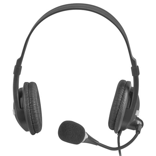 Auriculars cablejats Jack 3.5mm Natec Drone amb micròfon color negre NSL-0294