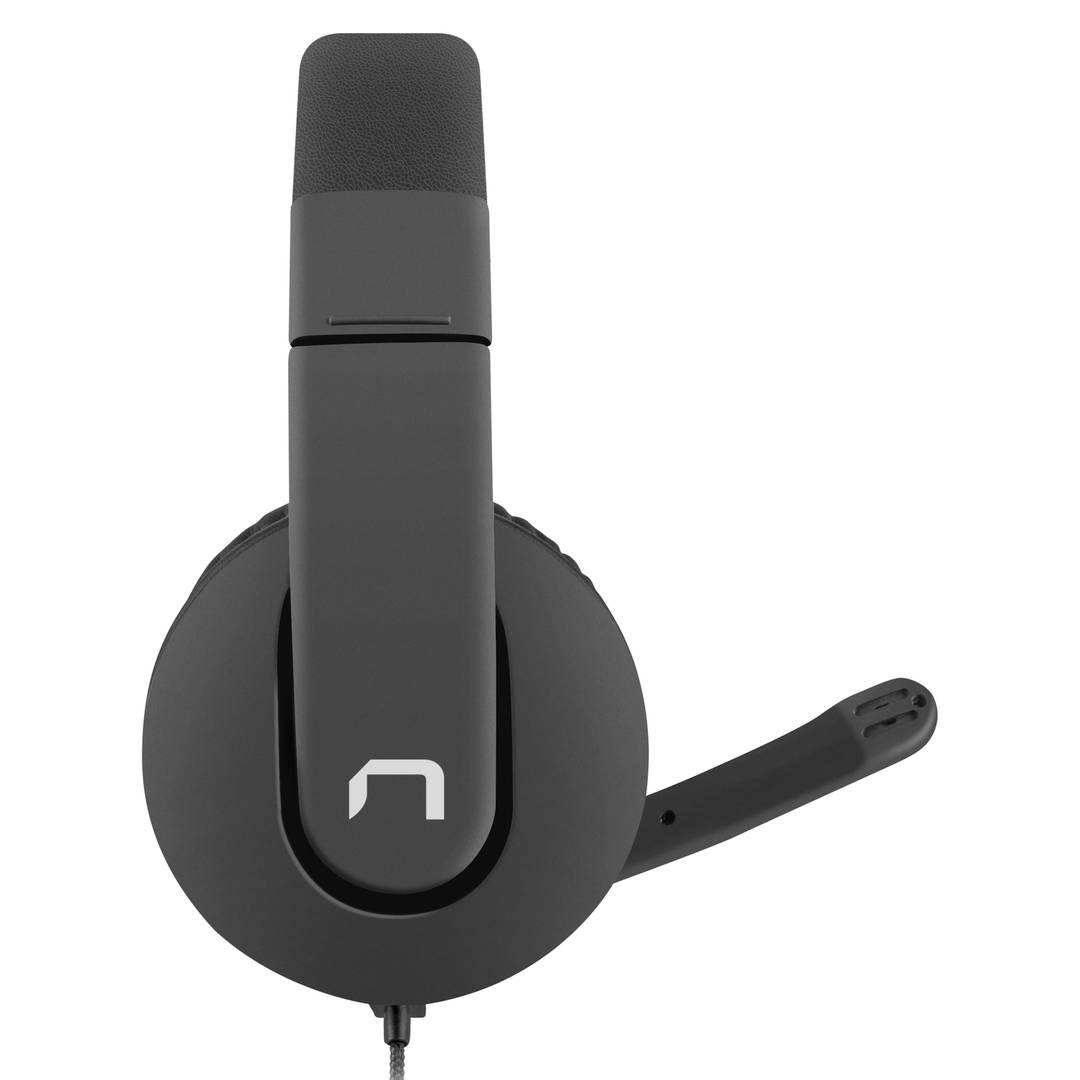 Natec Rhea casque filaire Jack 3,5 mm avec microphone noir NSL-1452