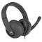 Natec Rhea casque filaire Jack 3,5 mm avec microphone noir NSL-1452