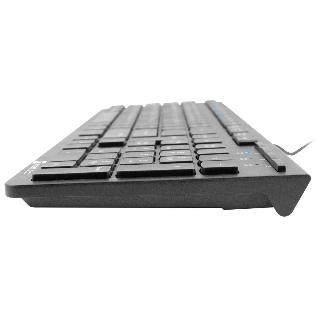 Teclado Americano USB slim Americano Natec Discus 2 NKL-1829