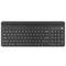 Teclado americano fino com suporte para tablet e smartphone Natec Felimare Wireless + Bluetooth + 2.4GHZ NKL-1973