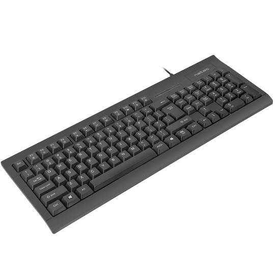 Teclat Americà USB Natec Moray amb lector de targetes NKL-1055