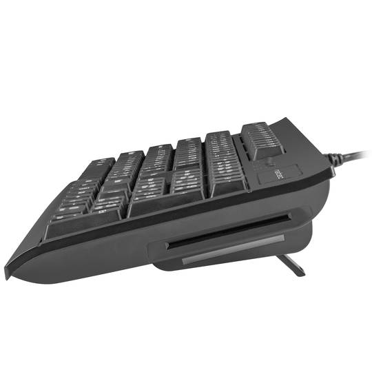 Teclat Americà USB Natec Moray amb lector de targetes NKL-1055