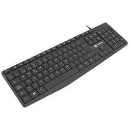 Teclat Català USB Natec Nautilus slim negre NKL-1948