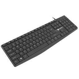 Teclat Americà USB Natec Nautilus slim negre NKL-1950