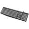 Teclat Americà USB Natec Nautilus slim negre i gris NKL-1507