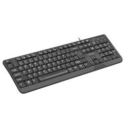 Teclat USB Txec/Eslovac Natec Trout slim negre NKL-1151
