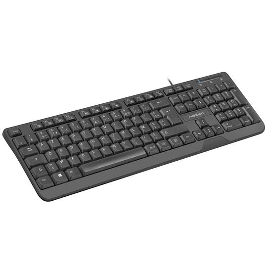 Clavier USB français fin noir Natec Trout NKL-1854