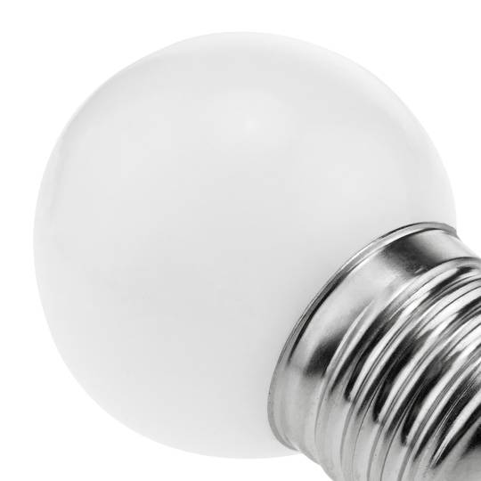 Ampoule LED G45 0,5W 230VAC E27 lumière blanc froid 10 pack