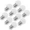 Bombilla LED G45 E27 230VAC 0,5W luz blanco cálido 10 pack