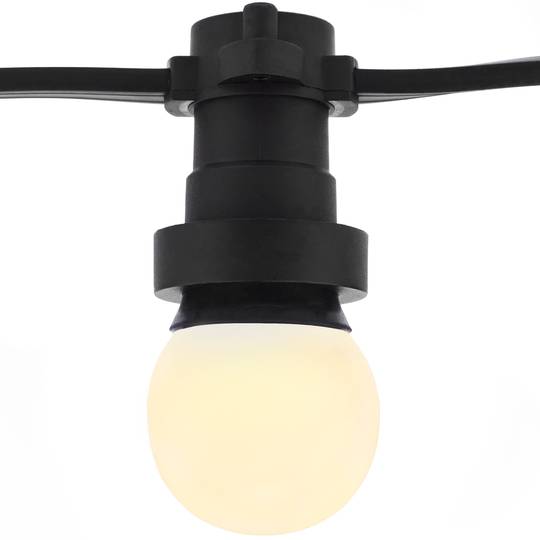 Bombilla LED G45 E27 230VAC 0,5W luz blanco cálido 10 pack