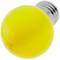 Lampadina LED G45 1,5W 230VAC E27 luce giallo 10 pack