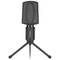 Natec Asp NMI-1236 kardioidalny mikrofon pojemnościowy ze statywem i czarnym kablem 1,8 m