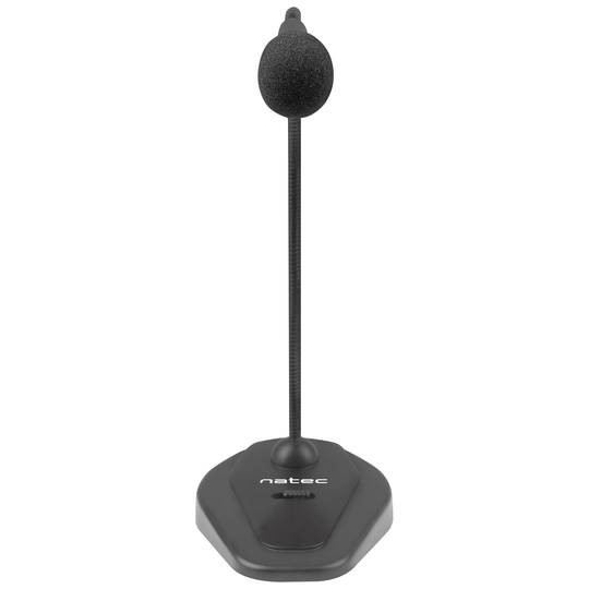 Dynamic microphone with flexible arm and mute button, black Natec Giraffe 2 NMI-1563