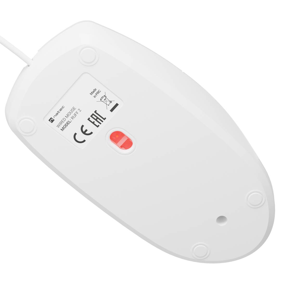 Ratolí òptic Natec Ruff 2 1000DPI color blanc NMY-1988