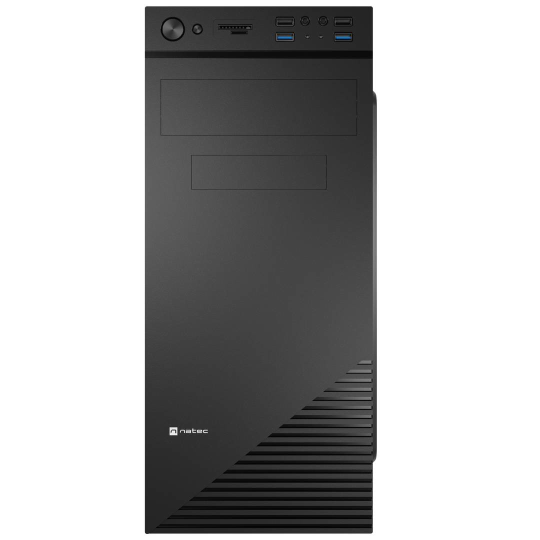 Gabinete para PC Natec Cabassu G2 MIDI Tower com 4 portas USB Preto NPC-2024