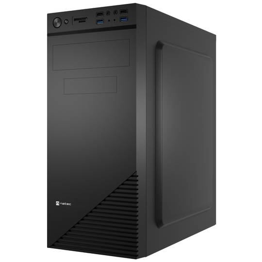 Gabinete para PC Natec Cabassu G2 MIDI Tower com 4 portas USB Preto NPC-2024