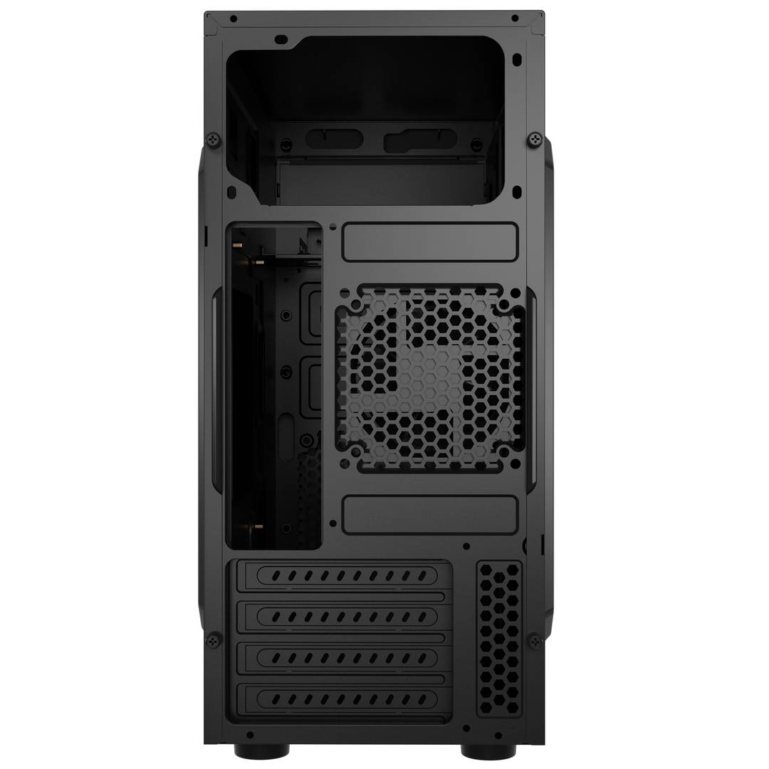 Boîtier PC avec 4 ports USB Natec Helix Matx mini tour noir NPC-2038