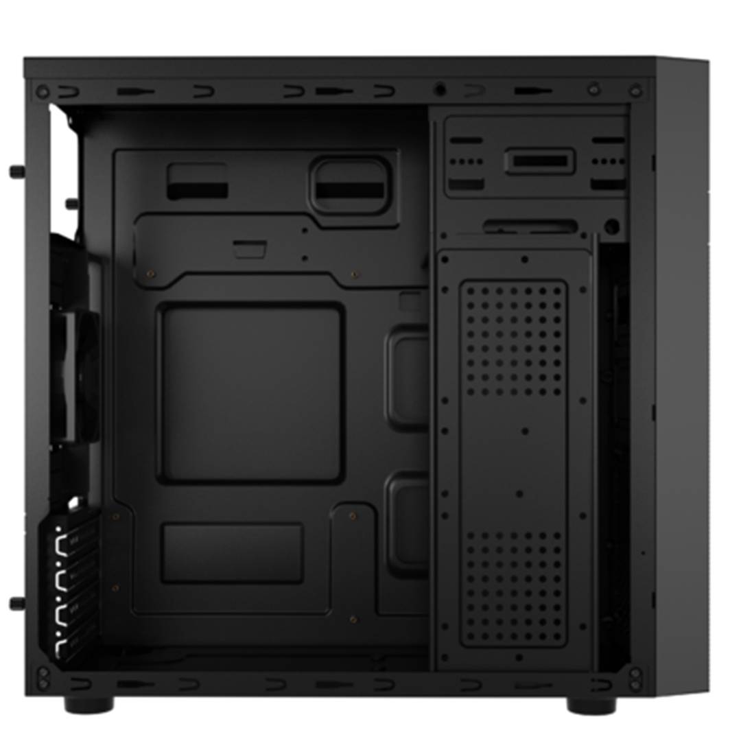 Boîtier PC avec 4 ports USB Natec Helix Matx mini tour noir NPC-2038