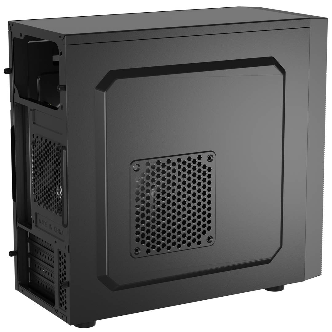 Boîtier PC avec 4 ports USB Natec Helix Matx mini tour noir NPC-2038